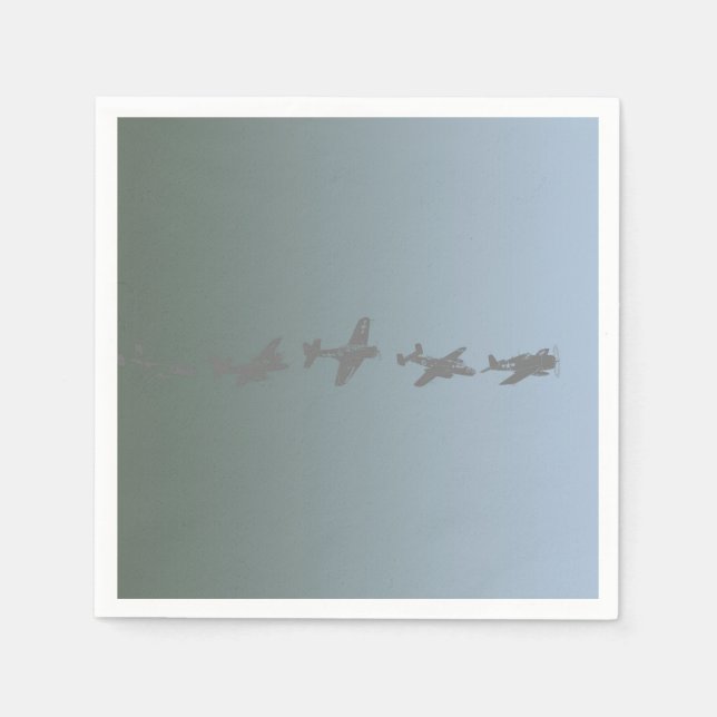 Serviette Jetable Aéronefs 2ème guerre mondiale (Devant)