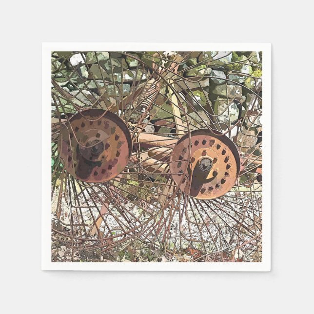 SERVIETTE JETABLE AGRICULTURE (Devant)