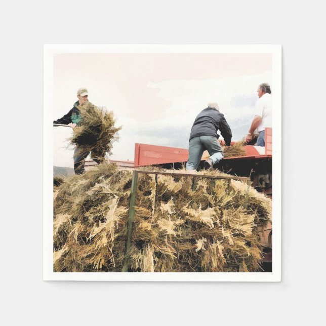 SERVIETTE JETABLE AGRICULTURE (Devant)