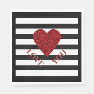 Serviette Jetable Amour