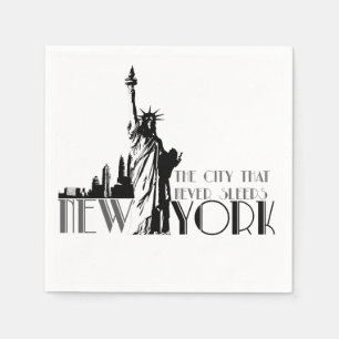 Serviette Jetable Amour New York