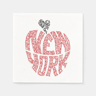 SERVIETTE JETABLE AMOUR NEW YORK