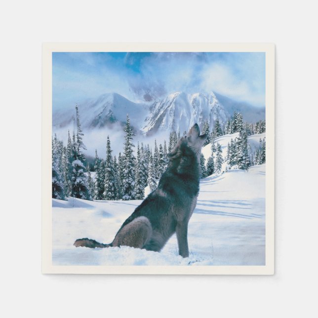 Serviette Jetable Appel Wolf (Devant)