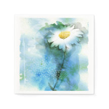 Aquarelle jolie marguerite - Toutes les options