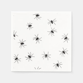 Serviette Jetable Araignées déplaisantes