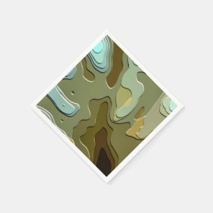 SERVIETTE JETABLE ARBRES