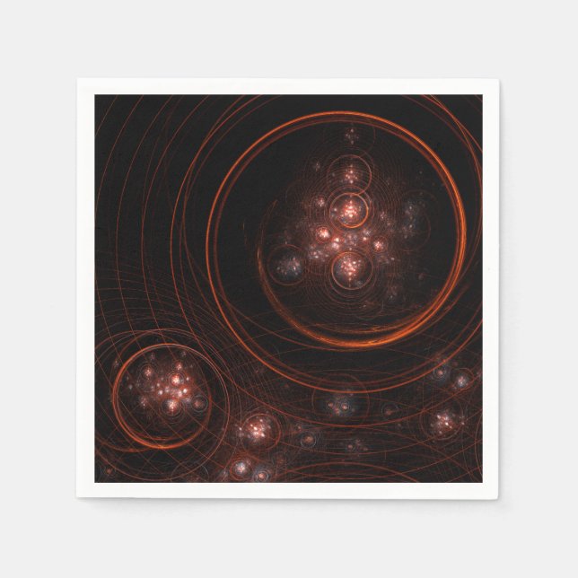 Serviette Jetable Art Abstrait Starlight (Devant)