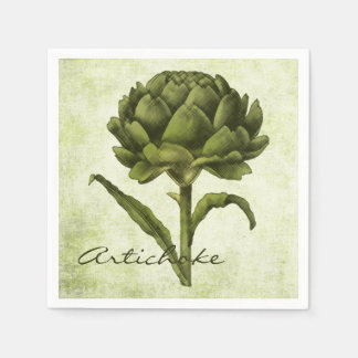 Serviette Jetable Artichoke vintage