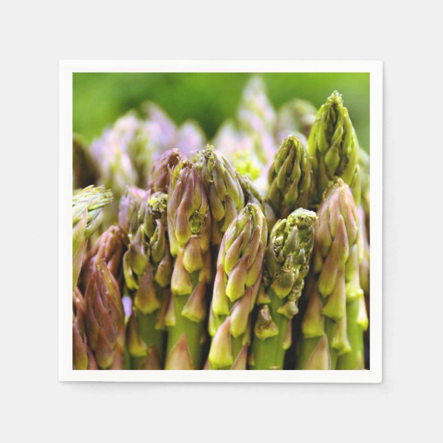 Serviette Jetable Asperge (Devant)