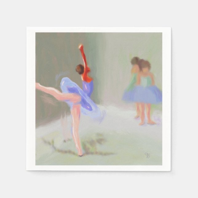 Serviette Jetable Au Ballet (Devant)