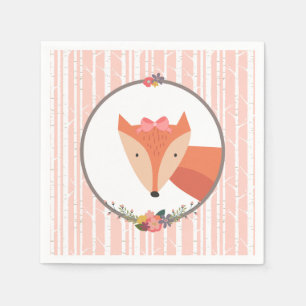 Serviette Jetable Baby shower de bébé de Fox