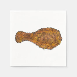 Serviette Jetable Baguette de poule de poulet frit Soul Alimentation