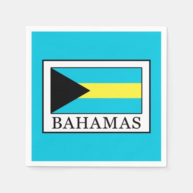 Serviette Jetable Bahamas (Devant)
