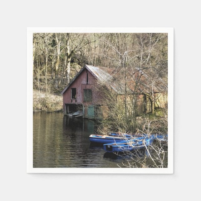 SERVIETTE JETABLE BATEAUX (Devant)