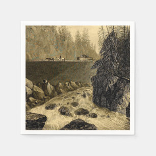 Serviette Jetable Bicentenaire du canal Erie historique