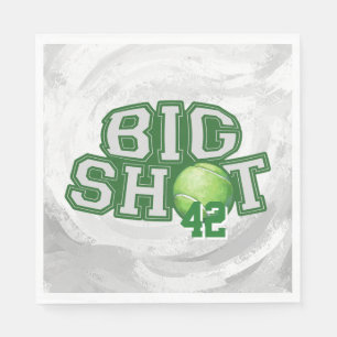 Serviette Jetable Big Shot Tennis Ball