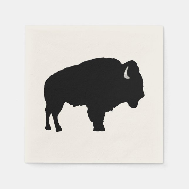Serviette Jetable Bison américain (Devant)
