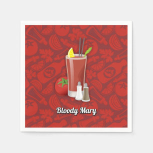 Serviette Jetable Bloody Mary