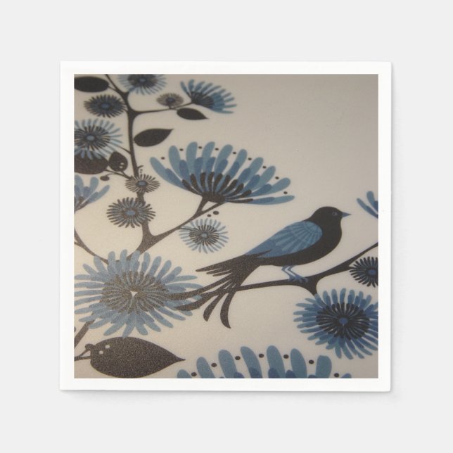 SERVIETTE JETABLE BLUEBIRD (Devant)