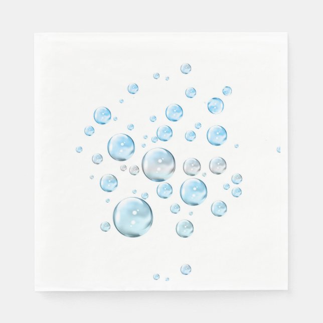 Serviette Jetable Bubbles (Devant)