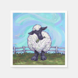 Serviette Jetable Cadeaux et accessoires de moutons