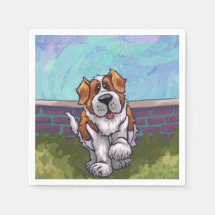 Serviette Jetable Cadeaux et accessoires St. Bernard