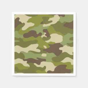 Serviette Jetable Camouflage militaire