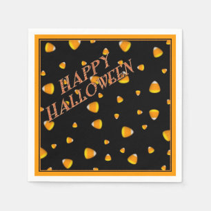 Serviette Jetable Candy Corn Halloween Party Naples