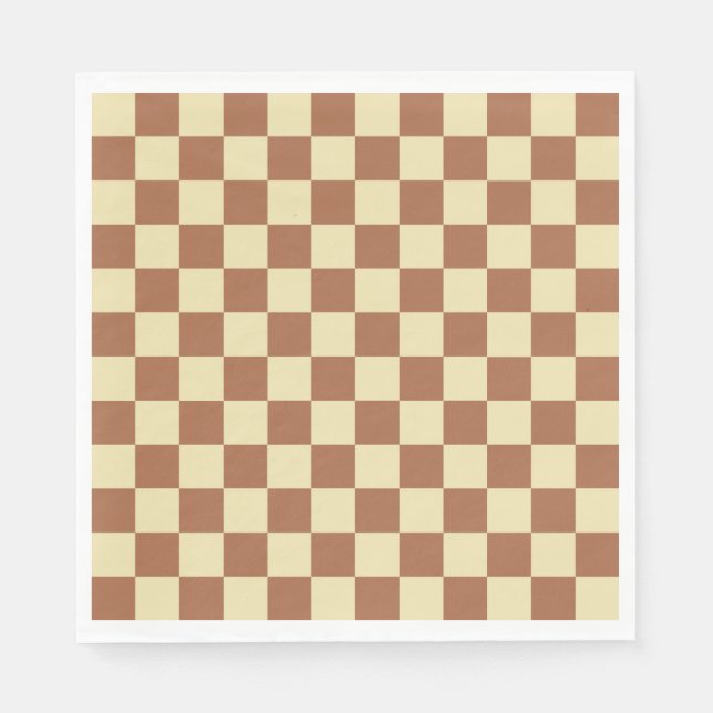 Serviette Jetable Checkered (Devant)