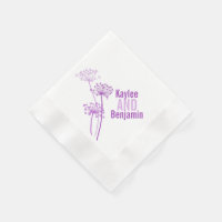 chervil mariage / vaches persil pourpre papier ser