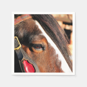 SERVIETTE JETABLE CHEVAUX