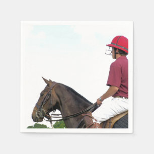 SERVIETTE JETABLE CHEVAUX SPORTIFS