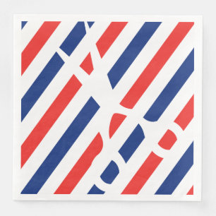 Serviette Jetable Ciseaux en barbier