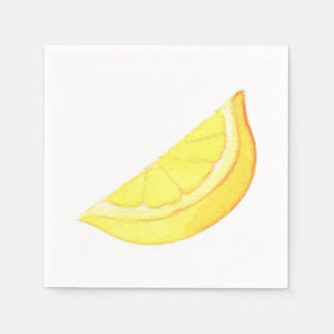 Serviette Jetable Citron - Papier