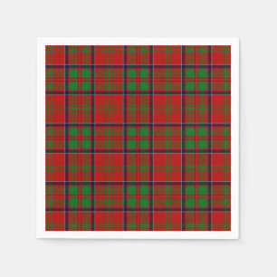 Serviette Jetable Clan MacDonald de tartan de Glencoe