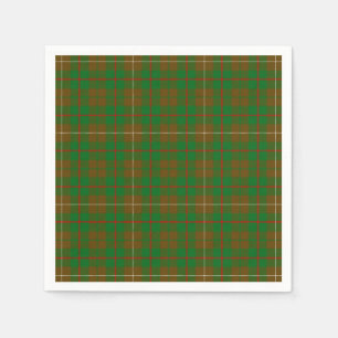 Serviette Jetable Clan MacKinnon Chasse Tartan
