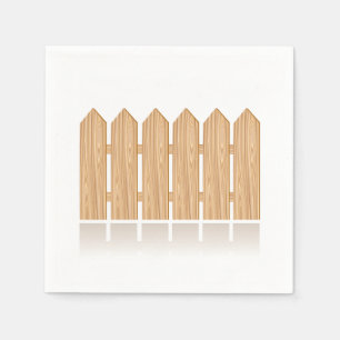 Serviette Jetable Clôture en bois