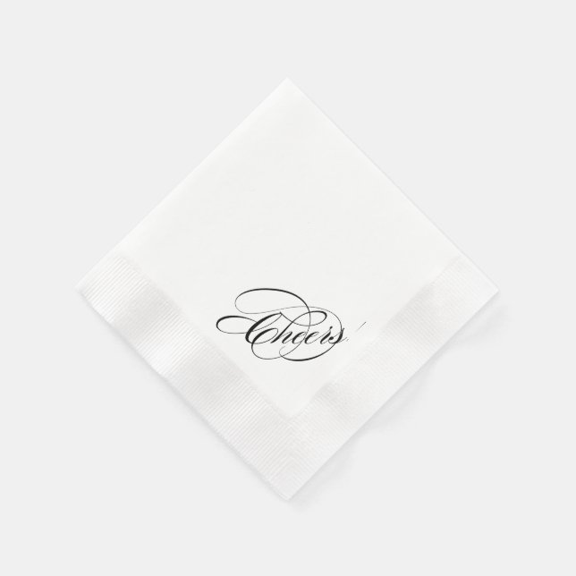 Serviette Jetable Cockail Napkin : Bravo ! Napkins mariage (Coin)