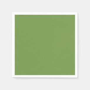 Serviette Jetable Couleur Olive