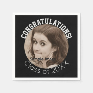 Serviette Jetable Créez votre propre diplôme  Photo personnalisée