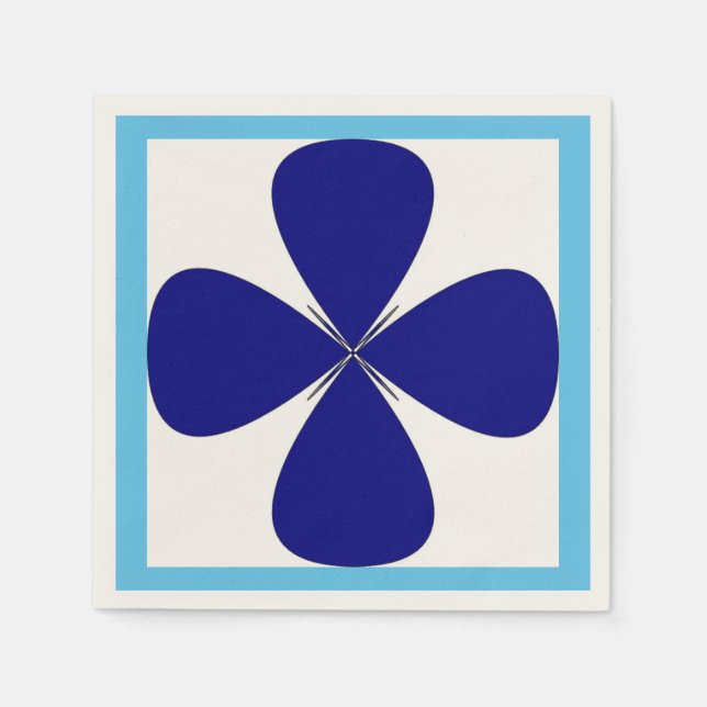 SERVIETTE JETABLE CROIX ARRONDIE (Devant)