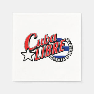 Serviette Jetable Cuba Libre Motto