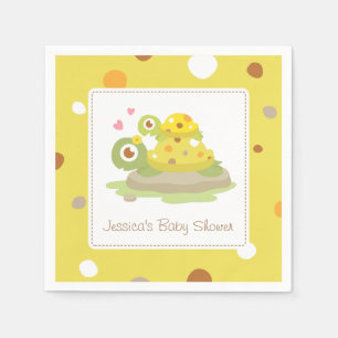 Serviette Jetable Cute Mommy Turtle Baby shower Party Fournitures