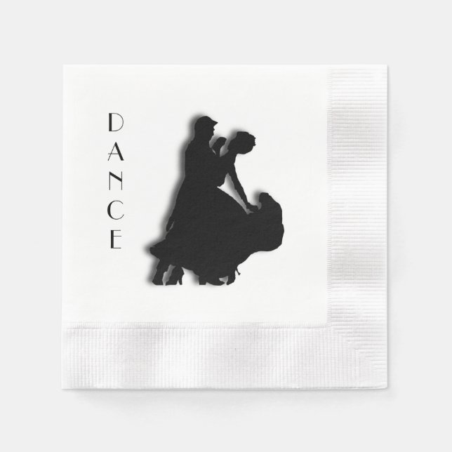 Serviette Jetable Danse (Devant)