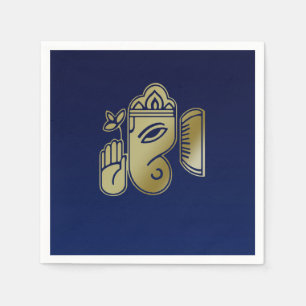 Serviette Jetable Déesse d'or Ganesha - Papier Napkin
