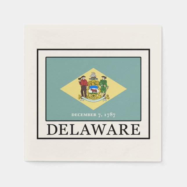 Serviette Jetable Delaware (Devant)