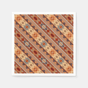 Serviette Jetable Design Motif Sud-Ouest Tan