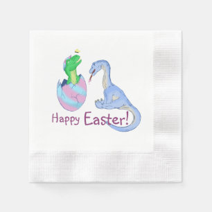 Serviette Jetable Dinos de Pâques