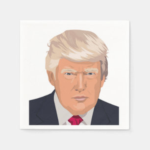 SERVIETTE JETABLE DONALD TRUMP