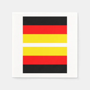 Serviette Jetable Drapeau allemand Napkin